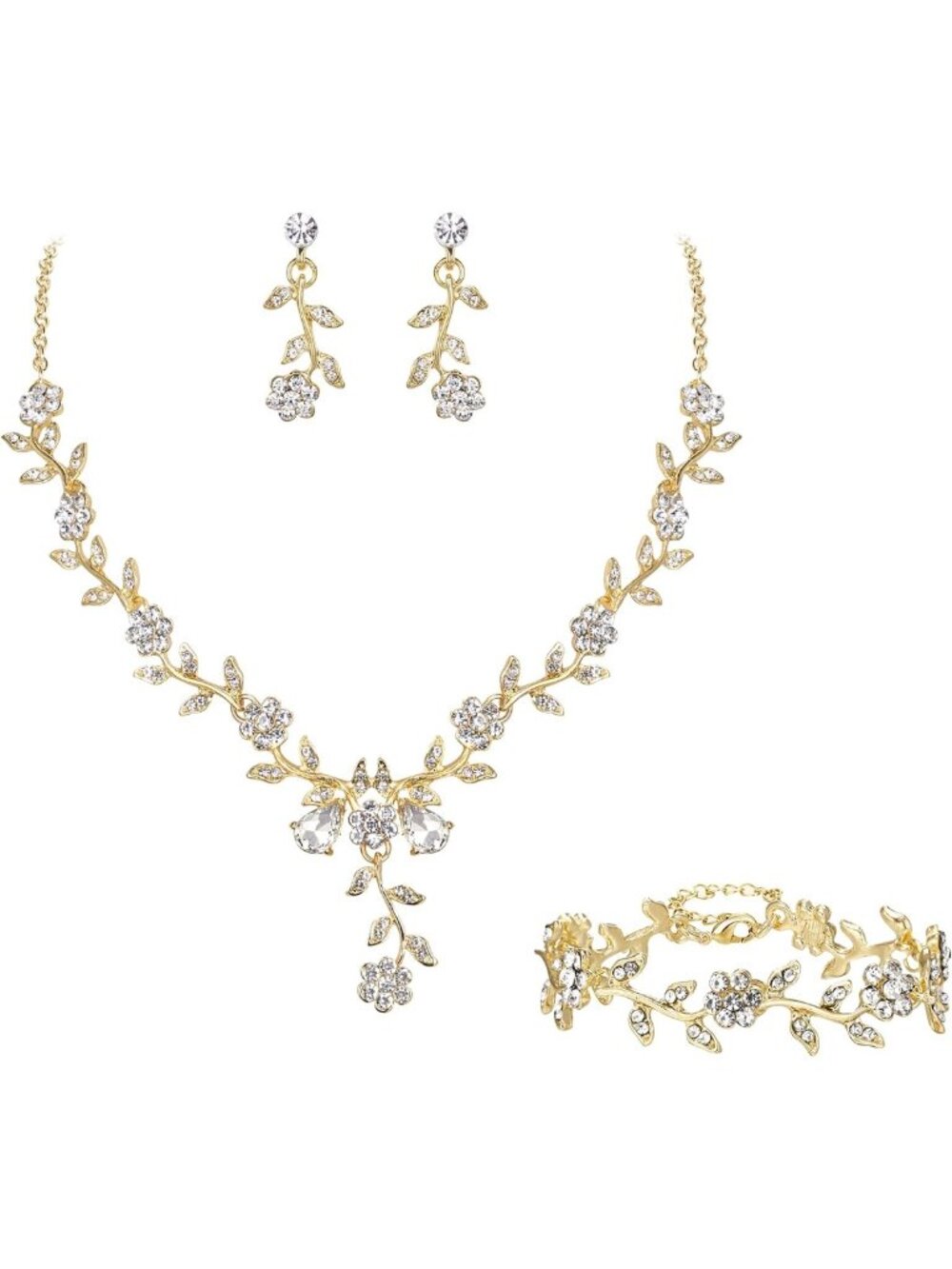 Elegant Women's Wedding Jewelry Set | Bridal Accessories for Prom & Special